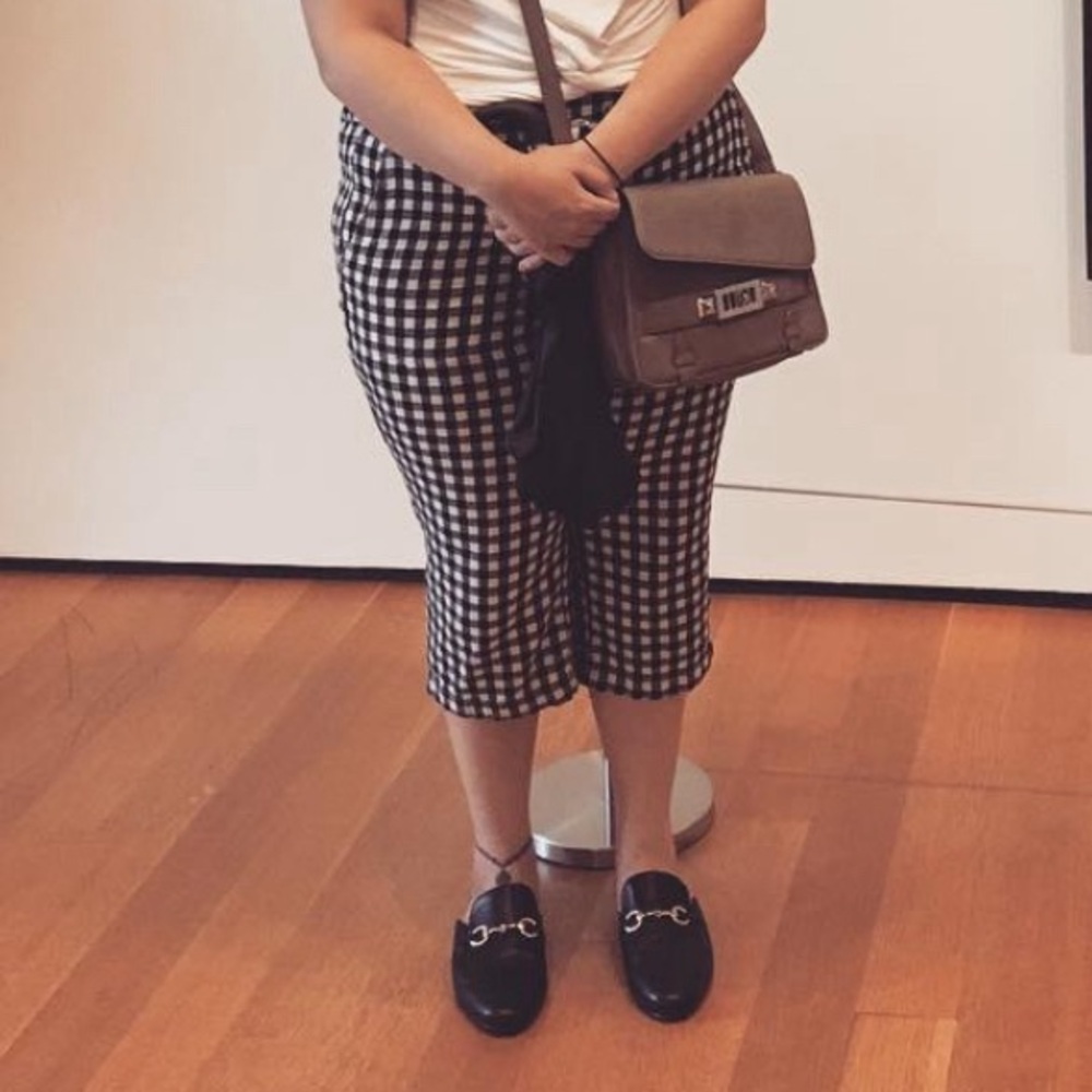 Lightweight Gingham Pants